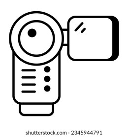 Premium download icon of handycam 