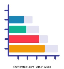 Premium Download Icon Of Horizontal Bar Chart