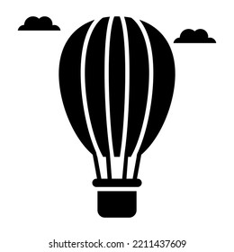 Premium download icon of hot air balloon 