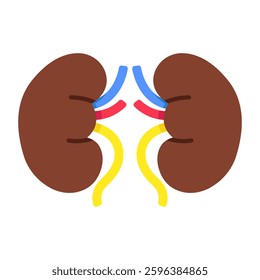 Premium download icon of kidneys