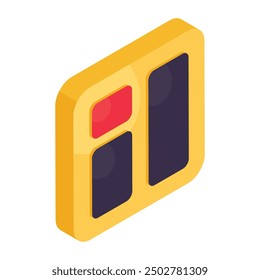 Premium download icon of layout 