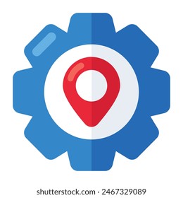 Icono de Descarga de Premium de configuración de ubicación