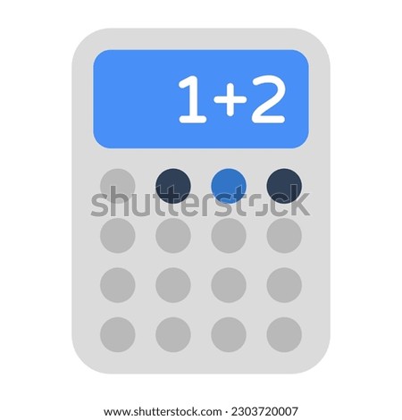 A premium download icon of number cruncher, calculator