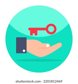Premium download icon of offer key 