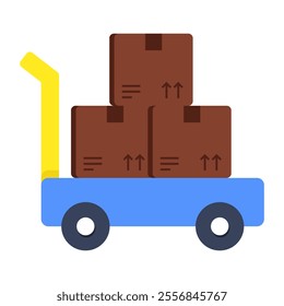 Premium download icon of pallet truck