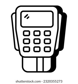 A premium download icon of point of sale