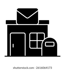 Premium download icon of post office