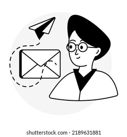 Premium download icon of send mail