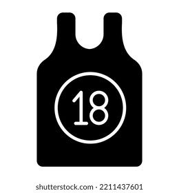 Premium download icon of singlet