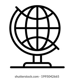 Un icono de descarga premium del globo de tabla