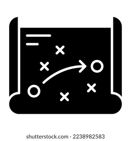 Premium download icon of tactical plan 
