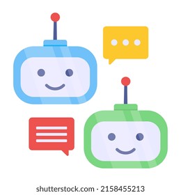 Icono de descarga premium del bot de charla