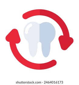 Premium download icon of tooth replacement