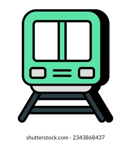 Premium download icon of train