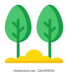 Premium download icon of trees