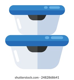 Premium download icon of tupperware