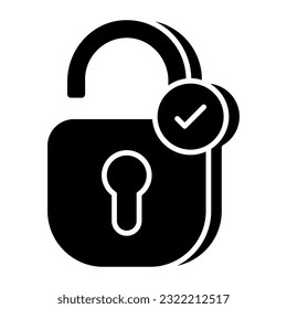 A premium download icon of unlock