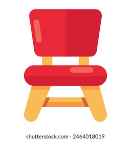 Premium download icon of wooden chair