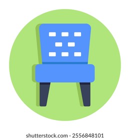 Premium download icon of wooden chair