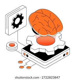 Premium-Download-Illustration zur Entwicklung des Geistes