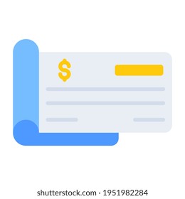 A premium download vector of checkbook