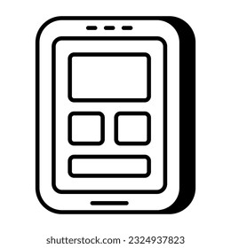        Un vector de descarga premium de diseño móvil 