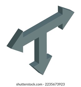 A premium download vector of triple direction downward arrows