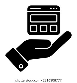        Ein Premium-Download-Vektor für Webdesign 