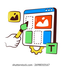 Un Vector de Diseño web de Descarga premium