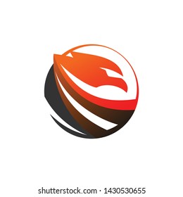 Premium Eagle Hawk Falcon Logo Template Vector