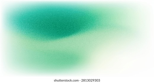 Premium eco concept background. Artistic green fluid wave texture with aethereal grain effect, ideal for nature presentation template or fresh cover.