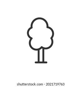 Premium eco line icon for app, web and UI. Vector stroke sign isolated on a white background. Outline icon of eco in trendy style.