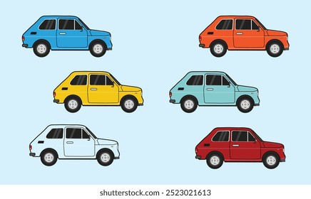 Ilustração de vetor de carro editável premium para uso.