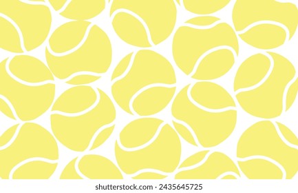 Premium editable vector file of colorful tennis or paddle tennis ball background in abstract best for your digital design and print mockup