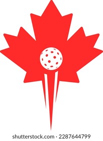 Premium editable vector file of pickleball canada logo symbol best for your digital and print mockup	