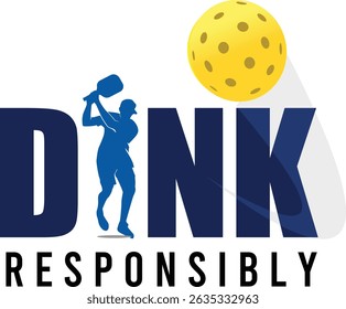 Premium editable vector file of pickleball dink logo best for your design mockup	