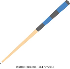 Premium edition billiard cue illustration