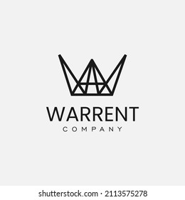 Premium Elegance Luxury Line Art Crown, Diamond Icon, Gem Logo Design Template Vector for Fashion Accessory Jewelry Store.