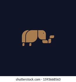 Premium Elephant Logo Design with modern concept. Icon elephant vector illustration