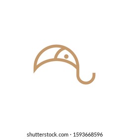 Premium Elephant Logo Design with modern concept. Icon elephant vector illustration