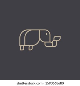 Premium Elephant Logo Design with modern concept. Icon elephant vector illustration