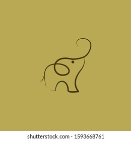 Premium Elephant Logo Design with modern concept. Icon elephant vector illustration