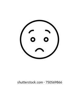 Premium emoji icon or logo in line style. High quality sign and symbol on a white background. Vector outline pictogram for infographic, web design and app development.