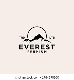 diseño vectorial de logotipo premium everest
