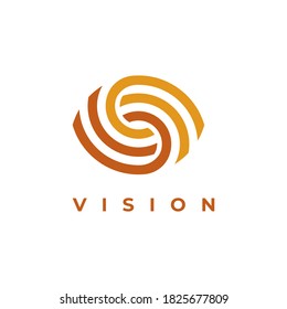 Premium eye logo design symbol vector template