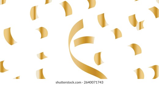 Premium Falling Confetti Vector Background Designed to Bring Sophistication and Festivity Together. Opulent Glittering Design for New Year’s Eve Celebrations and Brochure Templates"