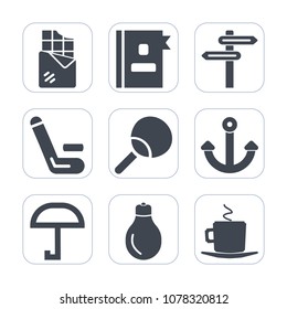 Premium fill icons set on white background . Such as ping, white, cricket, food, cappuccino, banner, business, idea, competitive, telephone, competition, address, table, marine, directory, tennis, bar