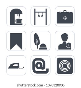 Premium fill icons set on white background . Such as calligraphy, cup, sign, member, closeup, drink, medical, black, communication, web, person, caffeine, sport, fitness, training, account, human, ink