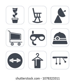 Premium Fill Icons Set On White Background . Such As Furniture, Nature, Cart, Room, Sign, Mask, Modern, Pendulum, Pot, Network, Vacation, Home, Purchase, Antenna, Plant, Fitness, Sea, Market, Buy, Gym