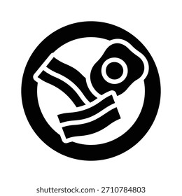 Ein hochwertiges Icon für das Frühstück bei der Veranstaltung